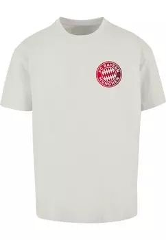 Принт на футболке MIA SAN MIA V GR HEAVY FC Bayern Mnchen, светло-серый