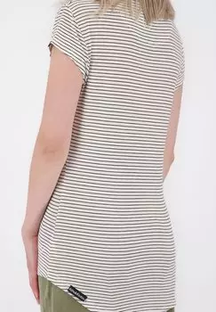 Принт на футболке Mimmy alife & kickin, кремовый