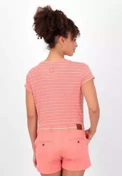 Принт на футболке Mimmyak alife & kickin, коралл