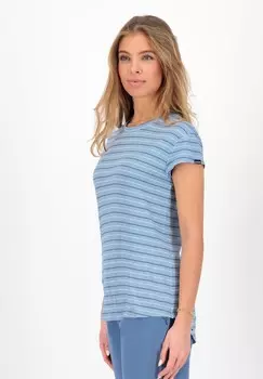 Принт на футболке MIMMYAK alife & kickin, светло-голубой