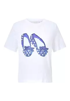 Принт на футболке MIT FASHION-UND STRASS Rich & Royal, темно-синий