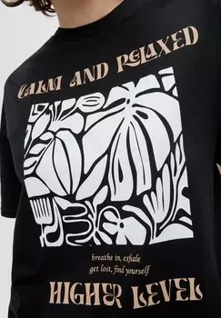 Принт на футболке Mit Front QS, черный