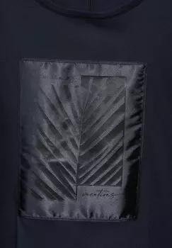 Принт на футболке MIT SCHIMMER Street One, темно-синий