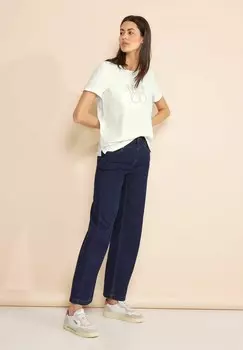 Принт на футболке MIT WORDING Street One, кремовый