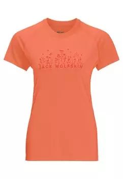 Принт на футболке Morobbia Vent Jack Wolfskin, красный