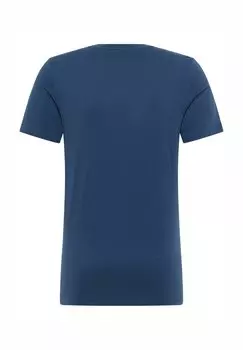 Принт на футболке Mustang, темно-синий