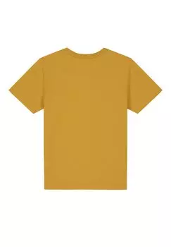 Принт на футболке Nashorn watapparel, охра