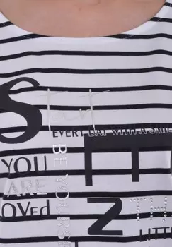 Принт на футболке Navigazione, белый