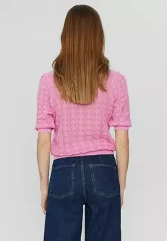 Принт на футболке Nmph, розовый