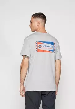 Принт на футболке NORTH CASCADES™ SHORT SLEEVE TEE Columbia, серый