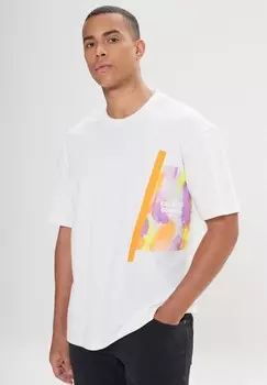 Принт на футболке O COLLAR AC&CO / ALTINYILDIZ CLASSICS, белый