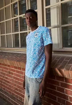 Принт на футболке OLYMPIQUE MARSEILLE FTBLCULTURE TEE Puma, синий