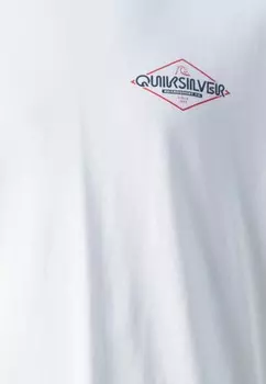 Принт на футболке OMNI SIGN SS Quiksilver, белый