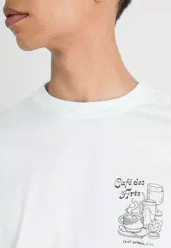 Принт на футболке Only, кремовый Onstroy Tee Unisex