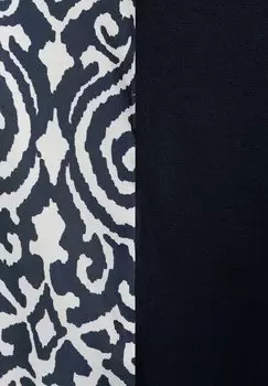 Принт на футболке Ornament Print More & More, темно-синий