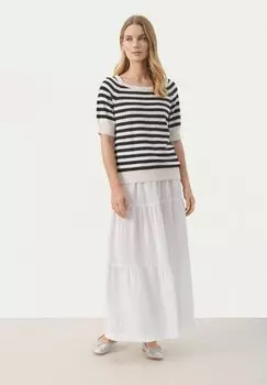 Принт на футболке Part Two, темно-синие полоски Glennie