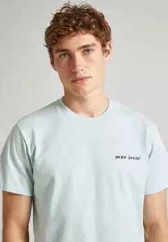 Принт на футболке Pepe Jeans, синий