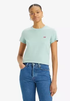 Принт на футболке PERFECT TEE Levi's, светло-зеленый