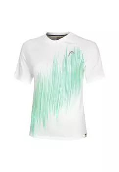 Принт на футболке Performance Head, белый