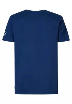 Принт на футболке Petrol Industries, синий