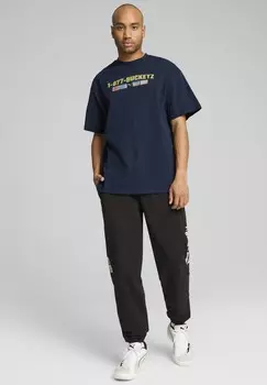 Принт на футболке Puma, синий