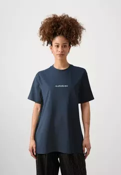 Принт на футболке Quiksilver, темно-синий