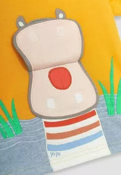 Принт на футболке Regular Fit JoJo Maman Bb, желтый