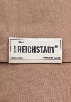 Принт на футболке Reichstadt, светло-коричневый