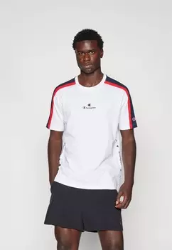Принт на футболке RETRO SPORT CREWNECK SMALL LOGO Champion, белый