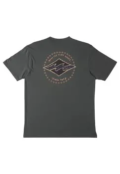 Принт на футболке ROTOR SS Billabong, темно-серый