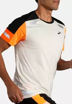 Принт на футболке RUN VISIBLE SHORT SLEEVE 2.0 Brooks, разноцветный