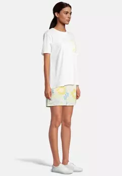 Принт на футболке Salzhaut, кремовый