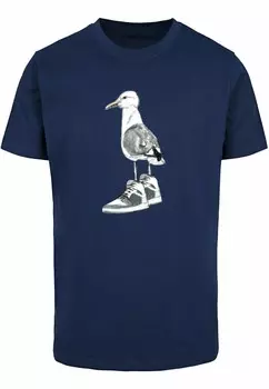 Принт на футболке SEAGULL SNEAKERS TEE Mister Tee, темно-синий