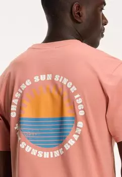 Принт на футболке Shiwi, блекло-розовый