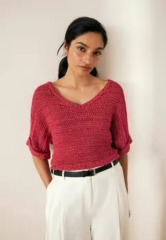 Принт на футболке Short Sleeve Stitch Next, красный