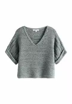 Принт на футболке SHORT SLEEVE STITCH Next, серый