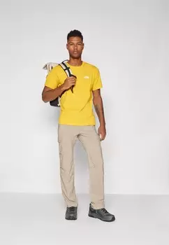 Принт на футболке SIMPLE DOME TEE The North Face, желтый