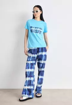 Принт на футболке Single Trenda Tee Mads Nrgaard, бирюзовый