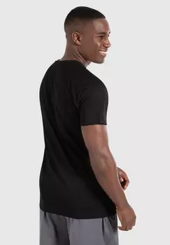 Принт на футболке Smilodox, черный