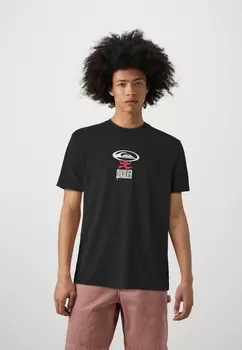 Принт на футболке STAND STRONG UNISEX Quiksilver, черный