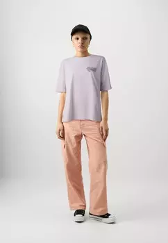 Принт на футболке STAY TEE Billabong, сирень