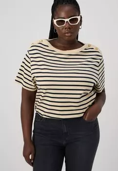 Принт на футболке STRIPE Tommy Hilfiger, синий