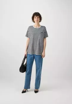 Принт на футболке STRIPES CHEST Marc O'Polo DENIM, черный