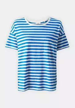 Принт на футболке STRIPES CHEST Marc O'Polo DENIM, синий