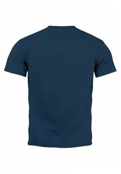 Принт на футболке Surfing Fashion Aufdruck Long Beach Surfboard Som Neverless, темно-синий/бирюзовый