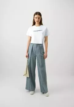 Принт на футболке T-REG- CROPPED VERSION Diesel, белый