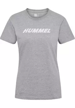 Принт на футболке TEE Hummel, серый