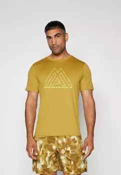 Принт на футболке TEE The North Face, зеленый