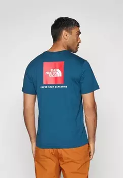 Принт на футболке TEE The North Face, оранжевый