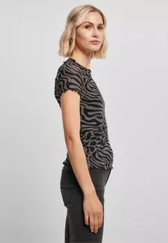 Принт на футболке TEE Urban Classics, черный